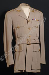 Khaki drill jacket. Worn by Captain R.D. French.