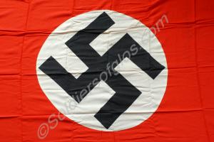 Nazi flag, approximately 1 metre by 2 metres. 1933