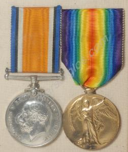 Group of two medals; British War Medal and Allied