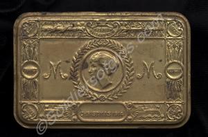 Christmas 1914 gift box. Property of 9355 Private