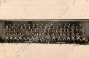 Machine gun sections with rangefinders. 1st Battal