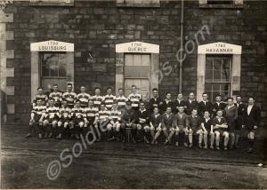 Rugby teams of 1st Battalion and Depot. Gloucestes