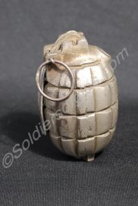 Mills hand grenade,No. 23, Mark II. Made by M.E. L