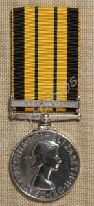 Africa General Service Medal with clasp for Kenya.