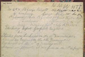 Notebook of poems written by by 4931 Private Georg