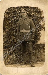 Lance Corporal Frederick Richard Green wearing Reg
