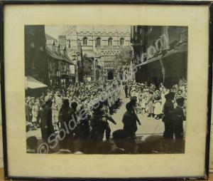 Two framed photographs of the Colours of the 5th B