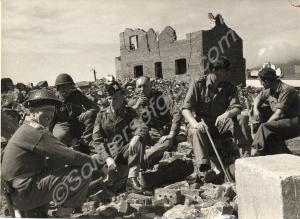 Cigarette break - Territorial Army Training of 5th