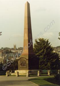 The Boer War Monument in Plymouth.
