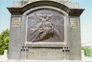 The Boer War Monument in Plymouth.