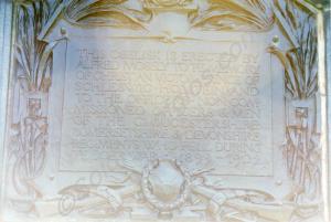 The Boer War Monument in Plymouth.