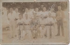 Cricket team. Probably includes 9375 Private Frank