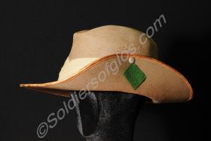 Bush hat with a Worcestershire Regiment badge. Pro