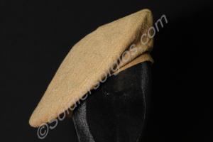 Khaki beret. Property of 5191185 Warrant Officer V