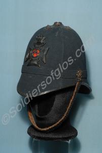 British army Home Service pattern helmet covered w