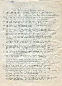 Biographical notes concerning Major Victor Archiba