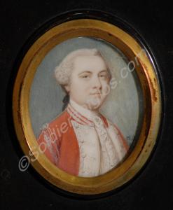 Miniature portrait of Major-General John Barlow, L