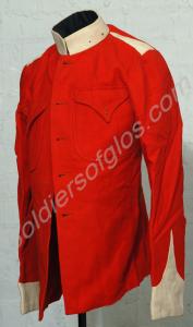 Officer's scarlet patrol jacket. Probably worn by