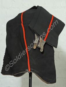 Officer's blue trousers with narrow red stripe. 3r