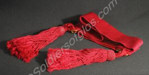 Officers full dress crimson sash with tassles. 3rd
