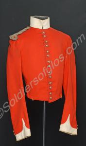 Officer's scarlet shell jacket. Worn by Lieutenant