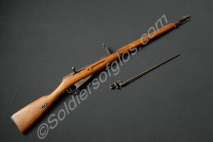 Russian Mosin-Nagant 7.62mm rifle with socket-type