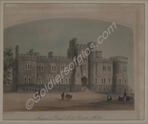 Framed lithographic print of the Armoury of the Ro