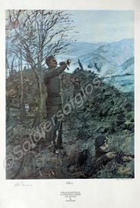 Print of 'Long Reveille' by Ken Howard, 1976. With