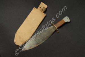 Machete and webbing sheath used in Burma, also use