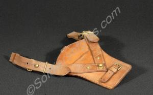 Leather sword frog, used by Brigadier A.L.W. Newth