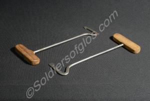 Pair of boot irons.
