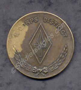 Swimming Championship Medal, 49th Divsion, I Corps