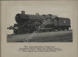 "The Gloucestershire Regiment" Locomotive with the