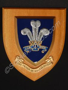 Wooden Regimental plaque of the badge of the Princ
