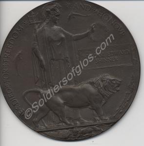 Bronze memorial plaque. Awarded to 35146 Private W