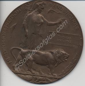 Bronze memorial plaque. Awarded to 242504 Corporal