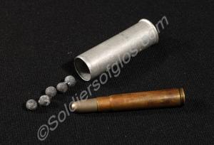 Modified ammunition taken from dissident Congolese