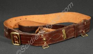 Sam Browne belt and shoulder strap. Belonged to Br