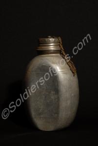 Aluminium water bottle, 1945 pattern. Used in Kore