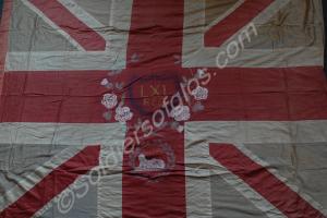 Union Flag unofficially decorated with hand-painte
