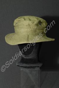 British Army green tropical jungle hat. c. 1950.