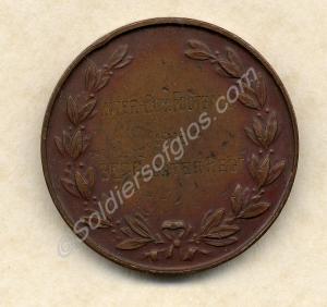 Bronze sports medal with the inscription 'Inter-Co