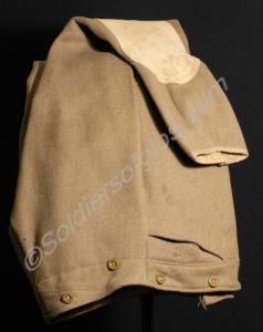 Officers khaki breeches.
