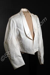 White mess jacket with no buttons or badges of ran