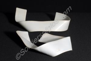 Two white stiff collars. Lieutenant-Colonel E. D.