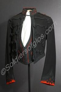 Officers mess dress tunic . Worn by Captain L.R.C.