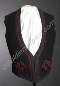 Officers mess dress waistcoat . Worn by Captain L.