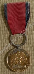 Waterloo Medal. Awarded to Ensign James Simkins of