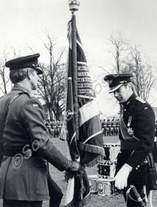 H.R.H. The Duke of Gloucester, presenting the new