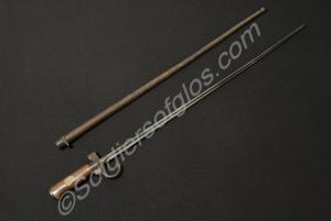 French epÃ©e bayonet (round cross blade). Model 18